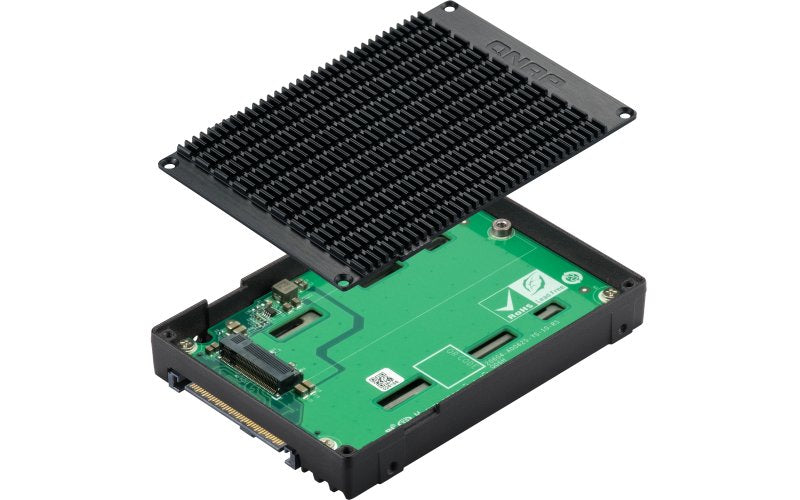 EAN 4711103080375 - QNAP QDA-UMP4 caja para disco duro externo Caja externa para unidad de estado sólido (SSD) Negro 2.5" imagen 6