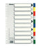 EAN 8411772007135 - Esselte 11610 lengüeta de índice Separador en blanco con pestaña Cartón, Polipropileno (PP) Multicolor imagen 1