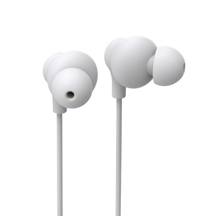 Sluchawki Douszne Curly Usb-C Biale