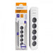 EAN 5901878502960 - Qoltec 50296 base múltiple 1,8 m 5 salidas AC Interior Gris, Blanco imagen 2