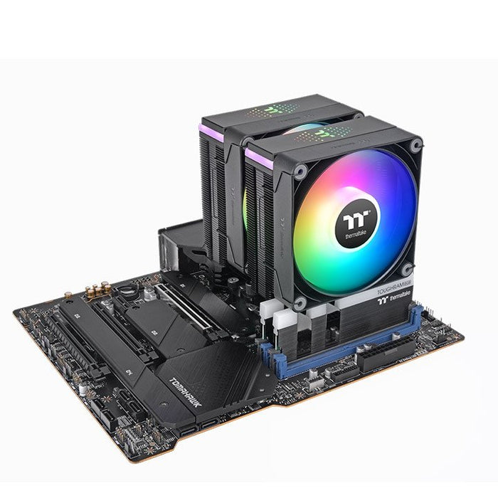 EAN 4711475640955 - Thermaltake ASTRIA 600 Procesador Refrigerador de aire 12 cm Negro 2 pieza(s) imagen 5