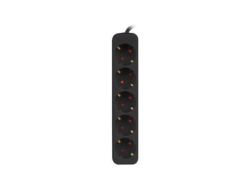 EAN 5901969429213 - Lanberg PS0-05F-0300-BK base múltiple 3 m 5 salidas AC Interior Negro imagen 2