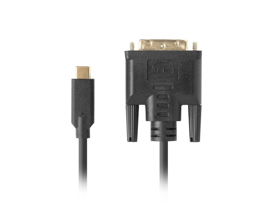 EAN 5901969436860 - Lanberg CA-CMDV-10CU-0030-BK adaptador de cable de vídeo 3 m USB Tipo C DVI-D Negro imagen 2