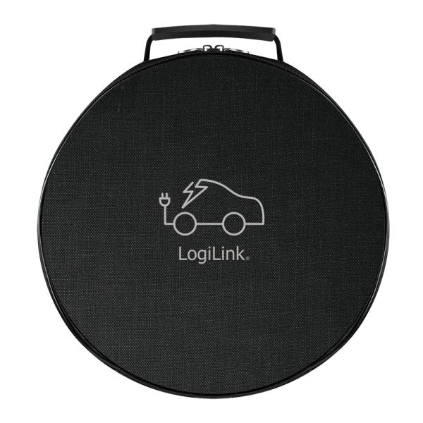 Logilink Elektroauto Cable De Carga Electric Car Charging Cable Tipo 2 Spiral 22kw 3p 32a 5m Negro + Bolsa