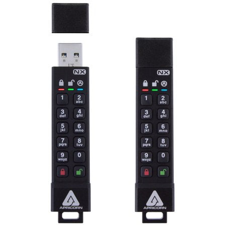 EAN 0708326914673 - Apricorn ASK3-NX unidad flash USB 128 GB USB tipo A 3.2 Gen 1 (3.1 Gen 1) Negro imagen 2