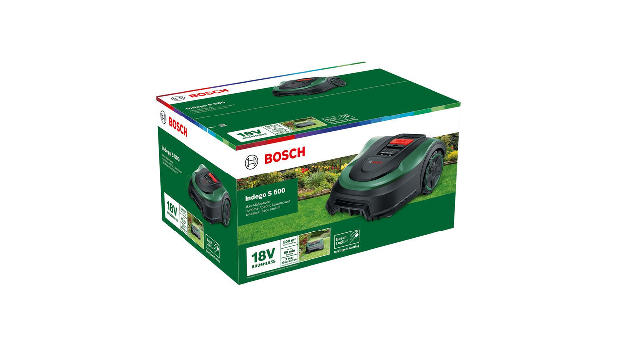 EAN 4059952511931 - Bosch Indego S 500 Robot cortacésped Batería Negro, Verde imagen 11