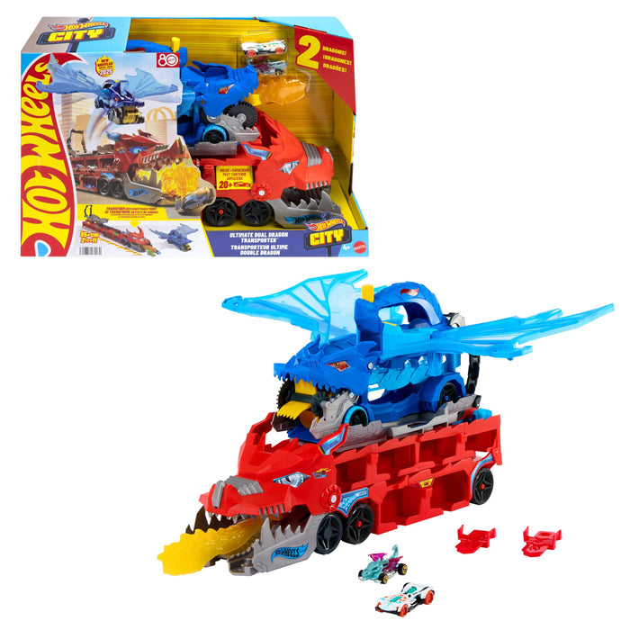 EAN 194735264179 - Hot Wheels City Ultimate Dual Dragon Transporter imagen 2