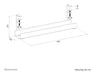 EAN 8721246340034 - Neomounts ADS07-121WH organizador de cables Escritorio Bandeja de cables Blanco 1 pieza(s) imagen 9