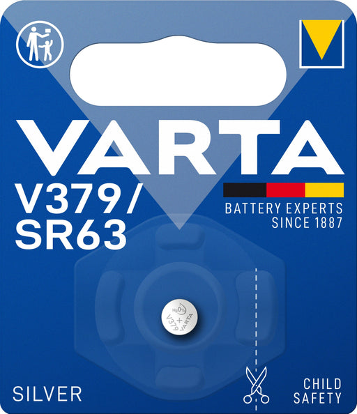 EAN 4008496245949 - Varta V379 Batería de un solo uso SR63 Óxido de plata imagen 2