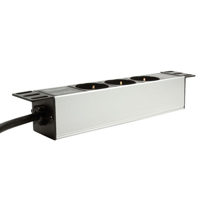 Logilink Pdu3b01 Unidad De Distribución De Energía (Pdu) 1u Negro 3 Salidas Ac