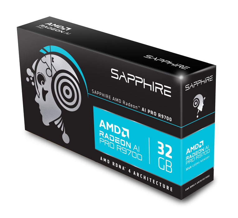 EAN 4895106297234 - Sapphire AMD RADEON AI PRO R9700 32 GB GDDR6 imagen 2