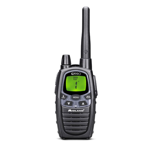 EAN 8011869201950 - Midland G7 Pro Walkie Talkie two-way radios 69 canales 446.00625 - 446.09375 MHz Negro imagen 1