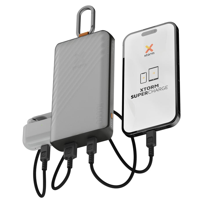 Xtorm Solar Powerbank 20w 10.000mah+Taschenlampe Schwarz