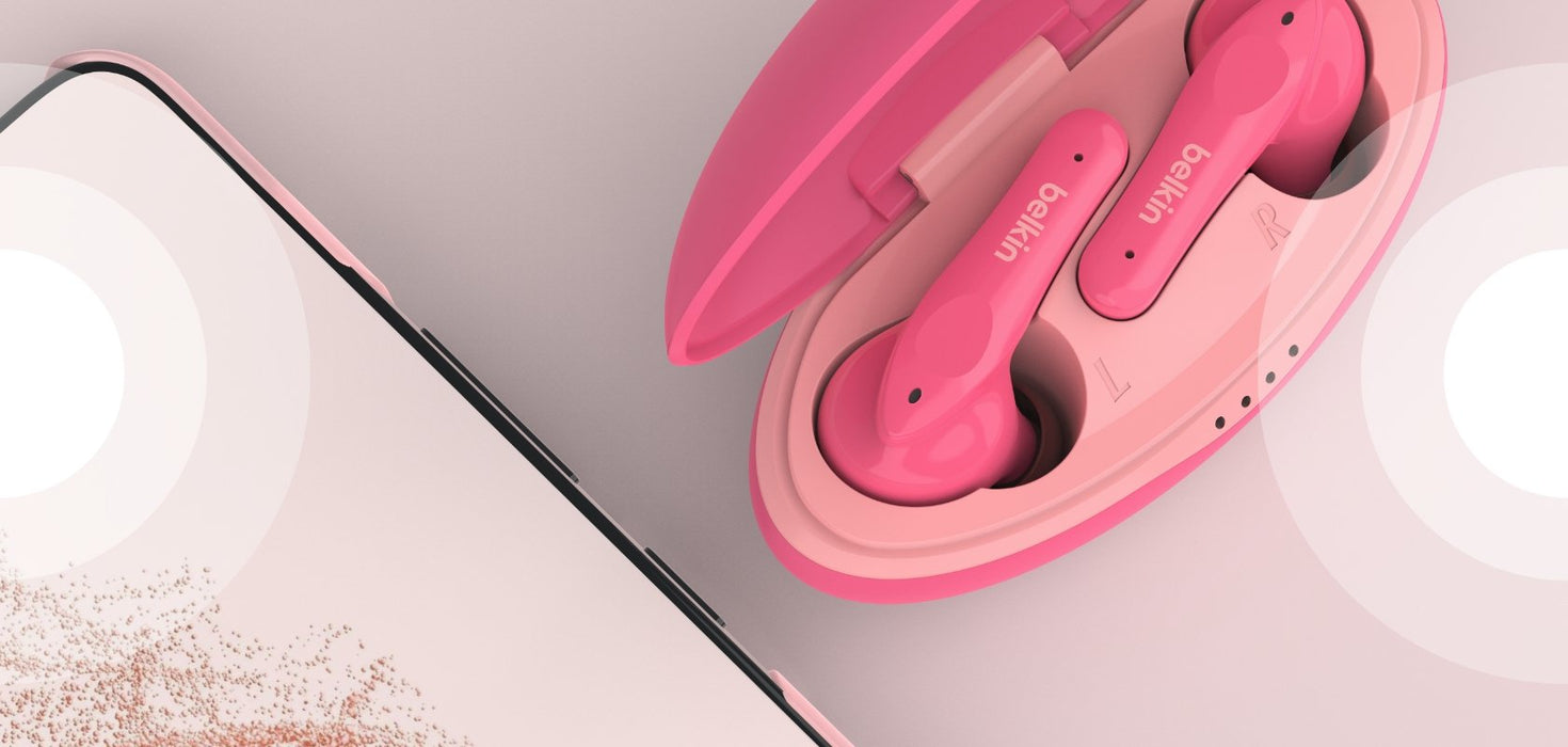 EAN 0745883841547 - Belkin Soundform Nano​ Auriculares Inalámbrico Dentro de oído Llamadas/Música MicroUSB Bluetooth Rosa imagen 9