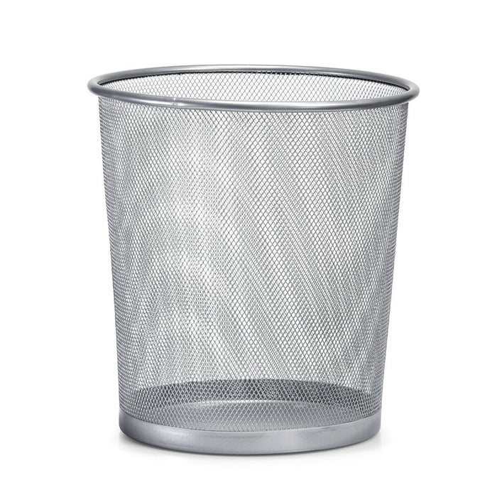 Zeller Papelera Mesh 12 L Plata