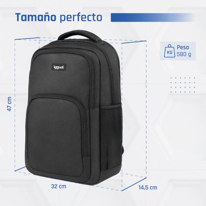 EAN 8435364320242 - iggual IGG320242 maletines para portátil 43,2 cm (17") Negro imagen 8