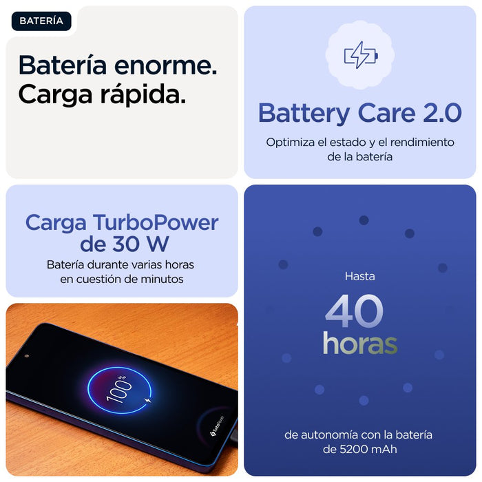 EAN 8033779080593 - Motorola moto g56 5G 17,1 cm (6.72") Ranura híbrida Dual SIM Android 15 USB Tipo C 8 GB 256 GB 5200 mAh A imagen 16