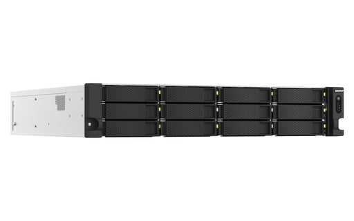 EAN 4711103082249 - QNAP TS-h1887XU-RP NAS Bastidor (2U) Intel Xeon E E-2334 16 GB DDR4 0 TB QuTS hero Negro, Blanco imagen 2