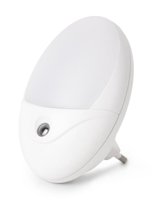 Entac Nachtlicht 0.5w Oval Cw Blanco Dämmerungssensor
