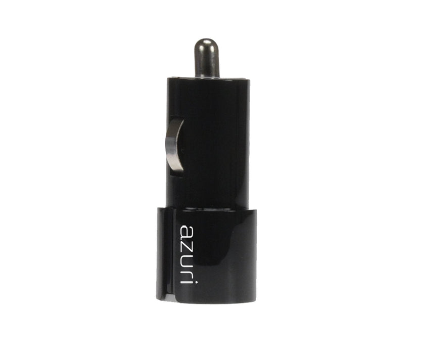 Azuri Car Charger With 2 Usb Ports Black