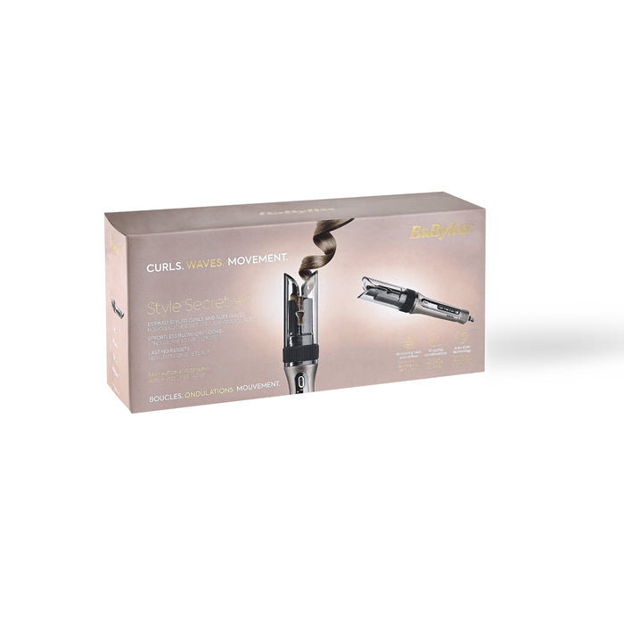 Rizador De Pelo Babyliss Style Secret Air C6688e, Gris Negro