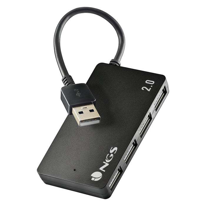 EAN 8435430621075 - NGS IHUB4 TINY USB 2.0 480 Mbit/s Negro imagen 1