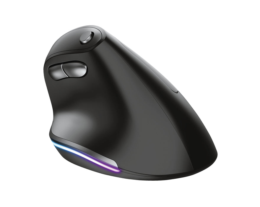 Ratón Ergonómico Inalámbrico Trust Bayo Batería Recargable Hasta 2400 Dpi