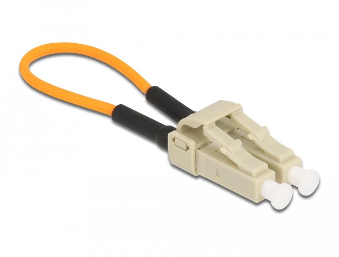Delock Lwl Loopback Adapter Lc   Om2 Multimode Beige