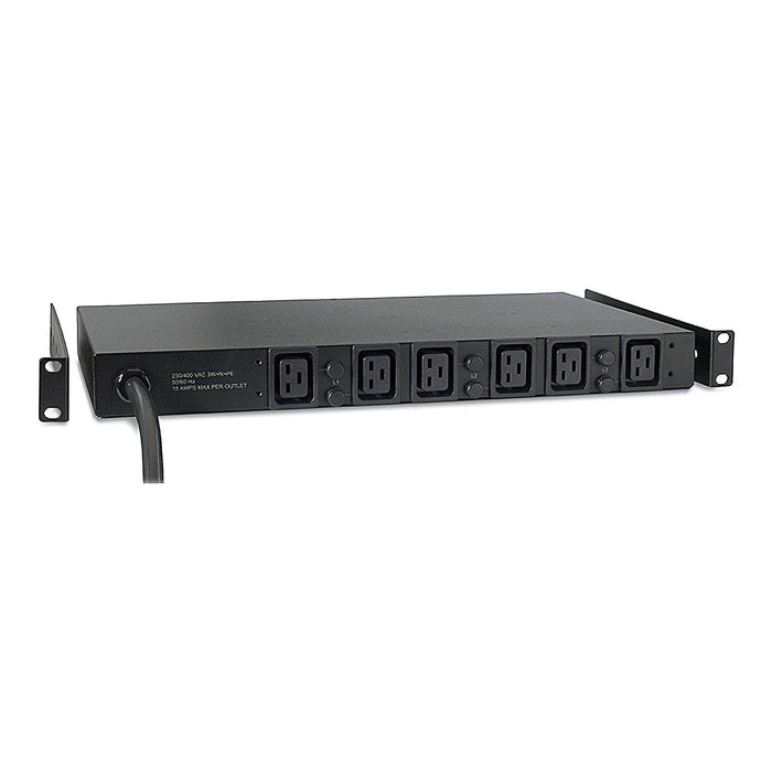 Apc Basic Rack Pdu Unidad De Distribución De Alimentación (Montaje En Bastidor) Ca 208 V Trifásico Input: Hubbell Cs8365c Conectores De Salida: 6 (Iec 60320 C19) 1u 2.4 M Cable Para P/N: Smtl1000rmi2uc Smx1000c Smx1500rm2uc Smx1500rm2uc