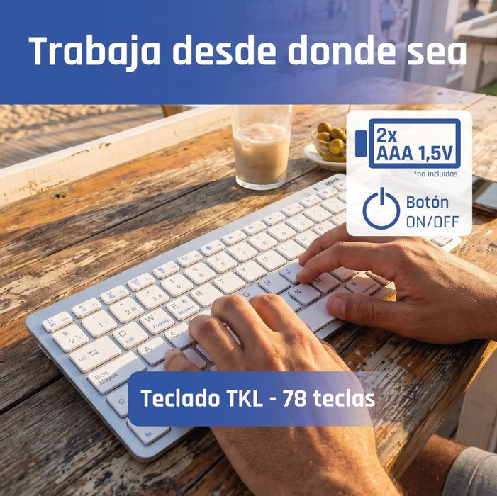 EAN 8435364316788 - iggual TKL-BK teclado Universal QWERTY Español imagen 3