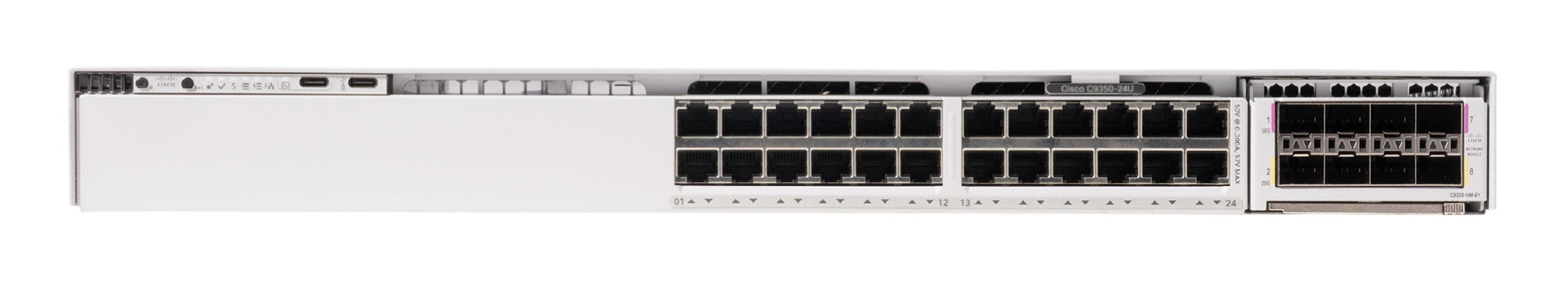 Cisco C9350-24u Conmutador L3 Gestionado 24 X 10/100/1000 (Upoe) Sobremesa Montable En Rack Upoe (1440 W)