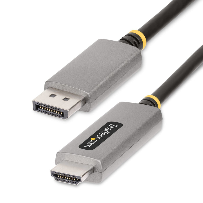 EAN 0065030897358 - StarTech.com 133DISPLAYPORTHDMI21 adaptador de cable de vídeo Negro, Plata imagen 1