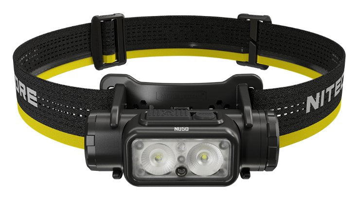 EAN 6952506407675 - Nitecore NU50 linterna Negro, Amarillo Linterna con cinta para cabeza LED imagen 1