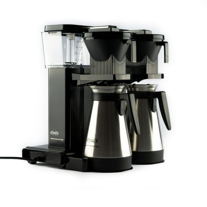 Moccamaster 89402 Filter Kaffeemaschine Kbgt20, 2x 1.25 Liter, 2900 W, Negro