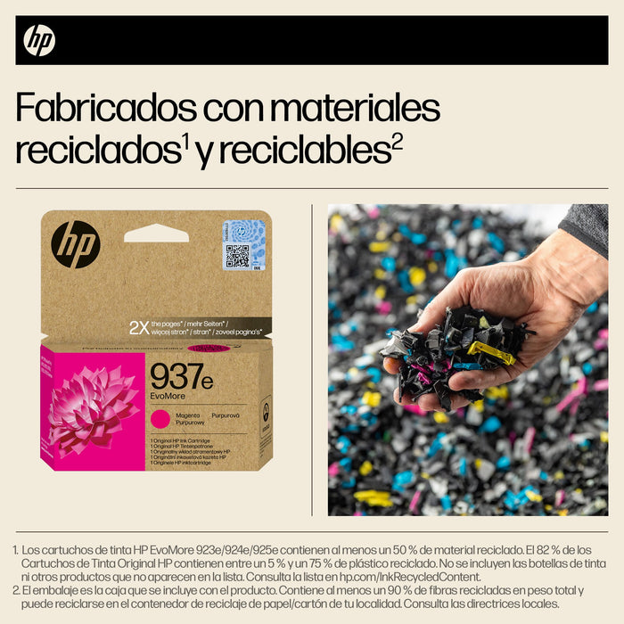 EAN 0199764688118 - HP 937e EvoMore Magenta Original Ink Cartridge cartucho de tinta 1 pieza(s) Alto rendimiento (XL) imagen 4