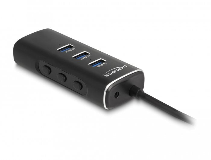 EAN 4043619642342 - DeLOCK 64234 hub de interfaz USB 3.2 Gen 1 (3.1 Gen 1) Type-C 10000 Mbit/s Negro imagen 2