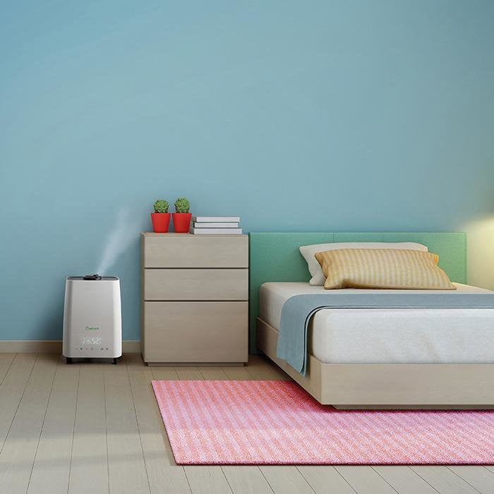 Humidificador Meaco Deluxe 202  Ultrasónico De Alta Gama Con Purificador De Aire Integrado, Humidificador Silencioso Para Dormitorio, Oficina Y Hogar, Control De Humedad Y Bajo Consumo