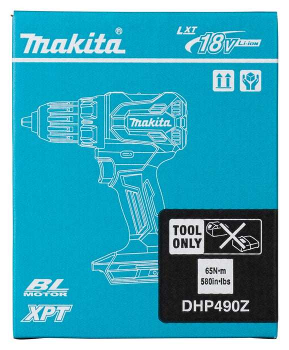 EAN 0197050010247 - Makita DHP490Z destornillador eléctrico y llave de impacto 1900 RPM Azul, Negro imagen 18