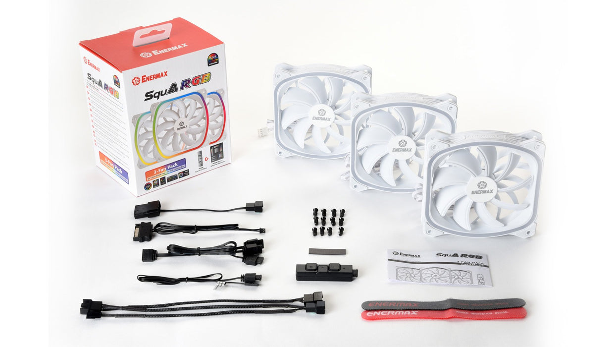 EAN 4713157724311 - Enermax SquA RGB White Carcasa del ordenador Ventilador 12 cm Blanco imagen 6