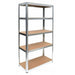 EAN 5902838468678 - Topeshop REGAŁ G9040 soporte para almacenar herramientas de jardín Independiente Acero galvanizado, MDF imagen 1