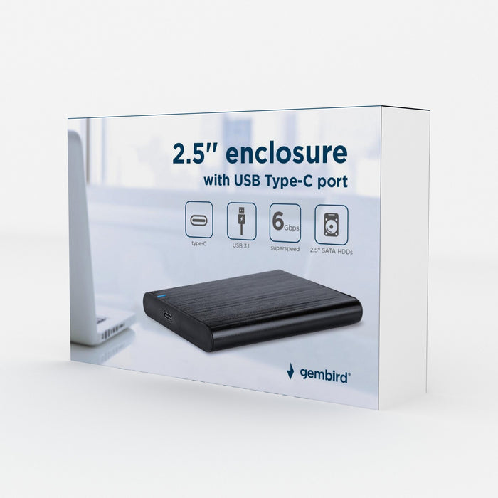 EAN 8716309113526 - Gembird EE2-U3S-6 caja para disco duro externo Carcasa de disco duro/SSD Negro 2.5" imagen 6