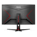 EAN 4038986111300 - AOC G2 C27G2E/BK pantalla para PC 68,6 cm (27") 1920 x 1080 Pixeles Full HD Negro, Rojo imagen 8