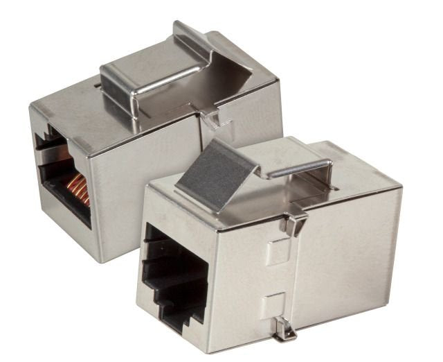 Adaptador De Inmalación Efb Keymone Rj45 Mp, Cat.5e, Carcasa De Acero Inoxidable