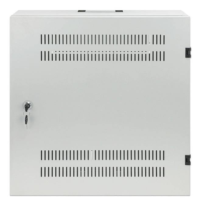 Intellinet 713641 Armario De Pared De Bajo Perfil De 19" Con Postes Horizontales 4u Y Verticales 2u Gris