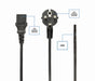 EAN 8716309037853 - Gembird PC-186-VDE-3M power cord with VDE approval 3 meter Negro imagen 6