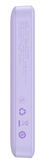 EAN 6932172626099 - Baseus PPCX110105 batería externa Polímero de litio 10000 mAh Cargador inalámbrico Púrpura imagen 8