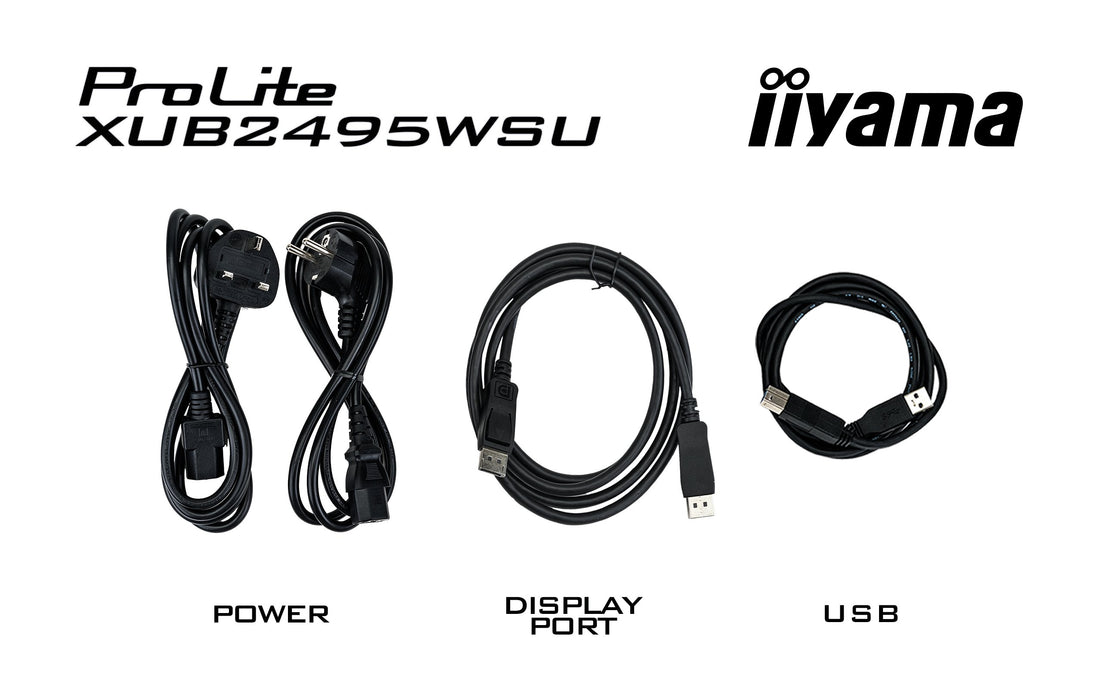 EAN 4948570123827 - iiyama ProLite XUB2495WSU-B7 pantalla para PC 61,2 cm (24.1") 1920 x 1200 Pixeles WUXGA LED Negro imagen 13