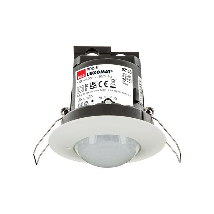 Beg 92166 Detector De Presencia Pd2-Slave Luxomat Ws Techo Empotrable