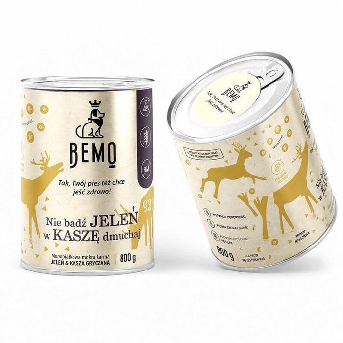 Bemo Nie Badz Ciervo, W Kasze Dmuchaj Comida Húmeda Para Perro 800g