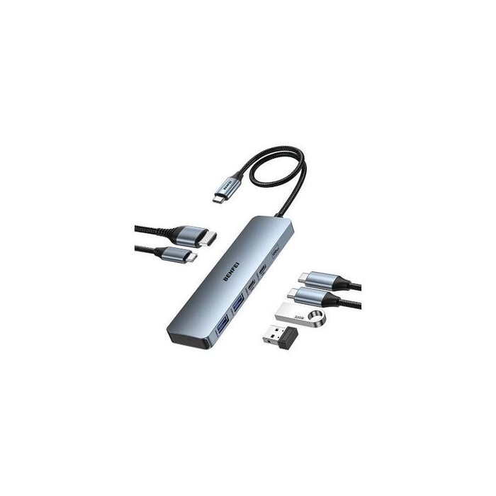 Benfei 100w Usb-C Hub 6-In-1 000377grey